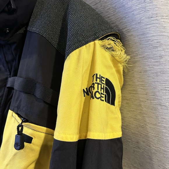 Vintage The North Face Steep Tech Ski Jacket Scot Schmidt Yellow Mens Rare - Picture 4 of 7